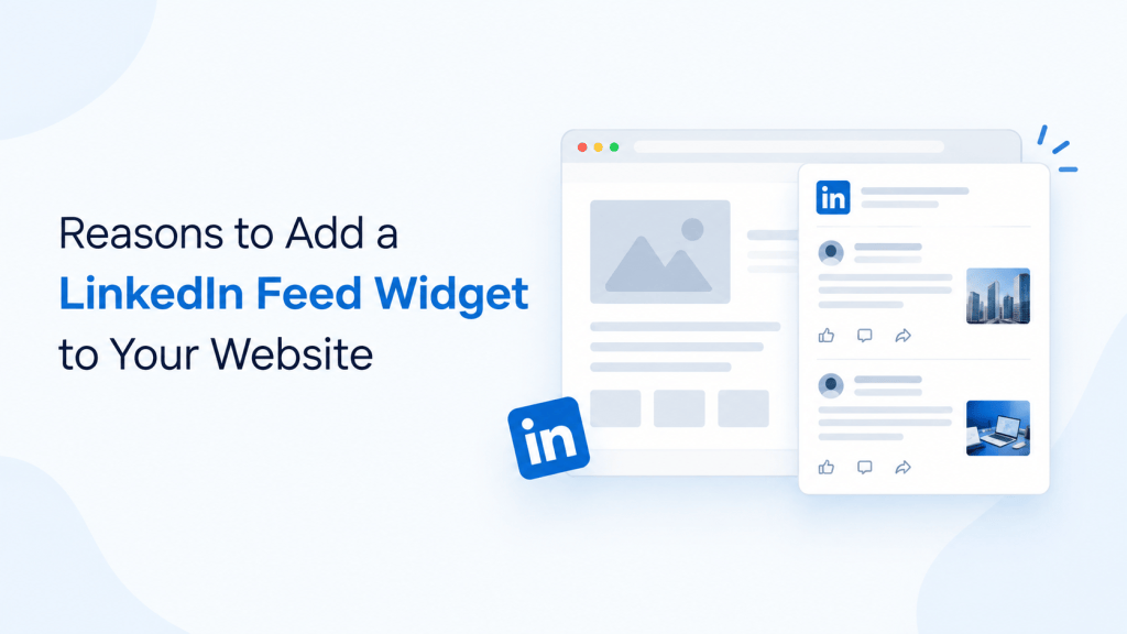 reasons to add linkedin feed widget
